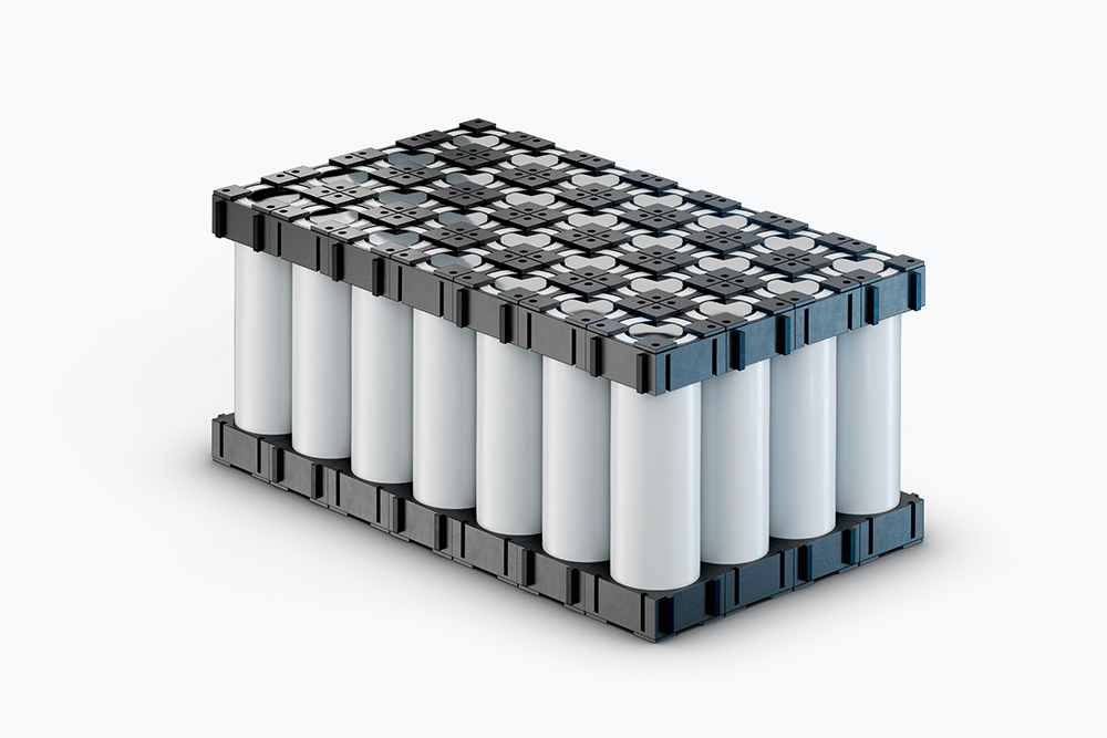 [Translate to Englisch:] Batteriemodul mit Vergussmassen, Klebstoffen und Dichtstoffen von Wevo.
